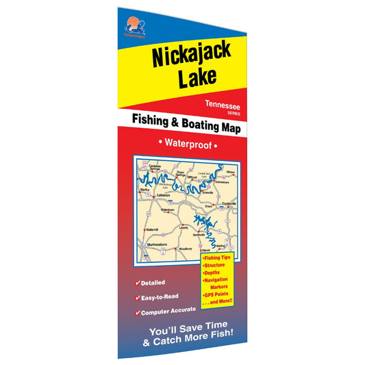 Nickajack Lake Fishing Map