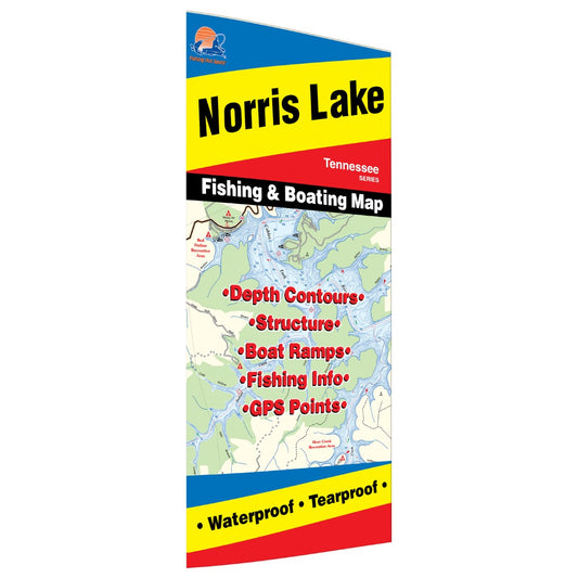 Norris Lake Fishing Map