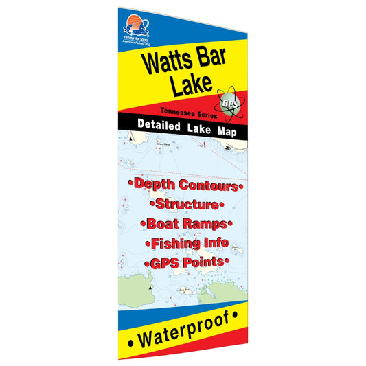 Watts Bar Lake Fishing Map