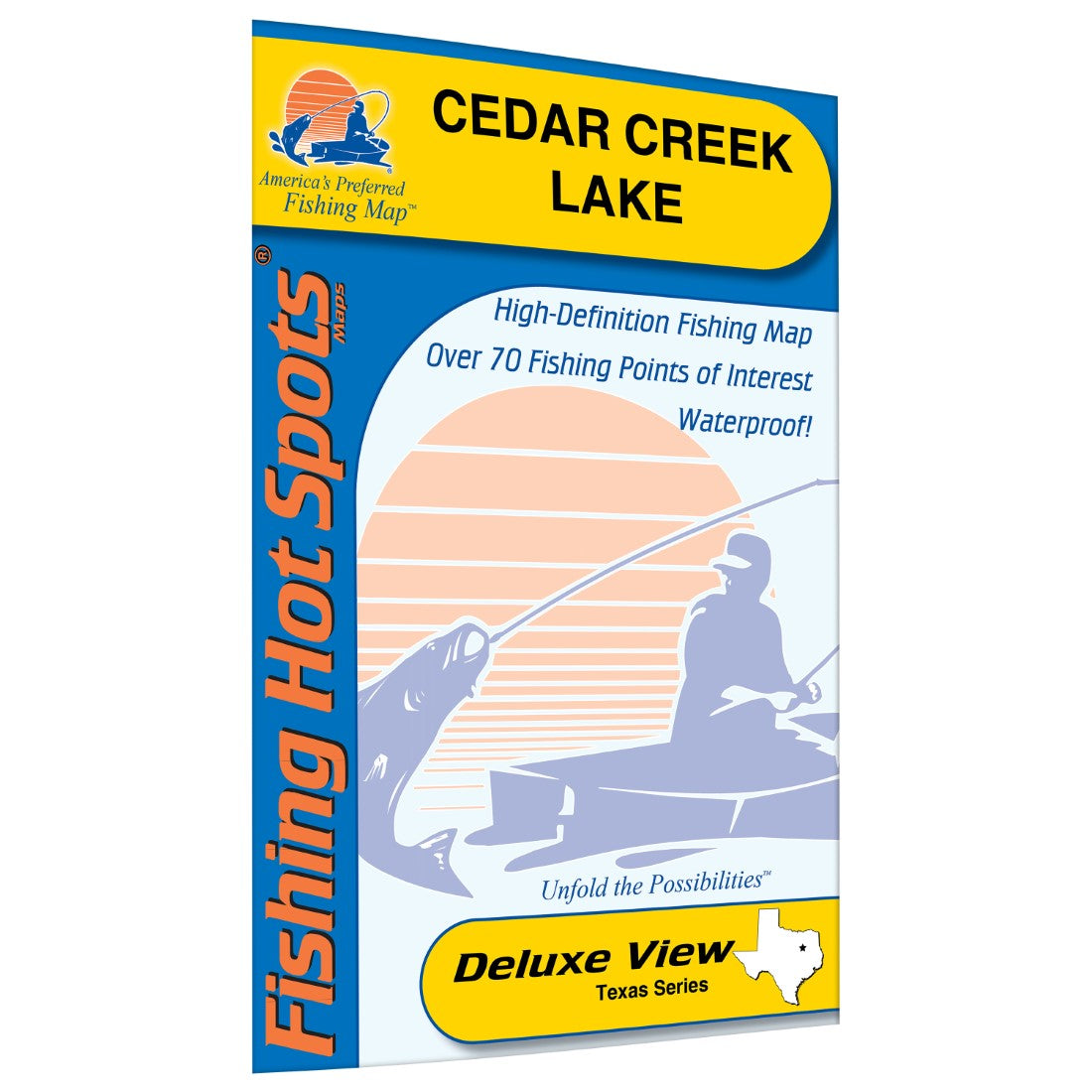 Cedar Creek Lake Fishing Map