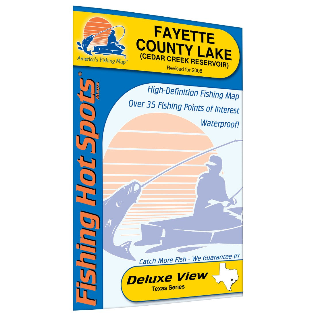 Fayette County Lake Fishing Map