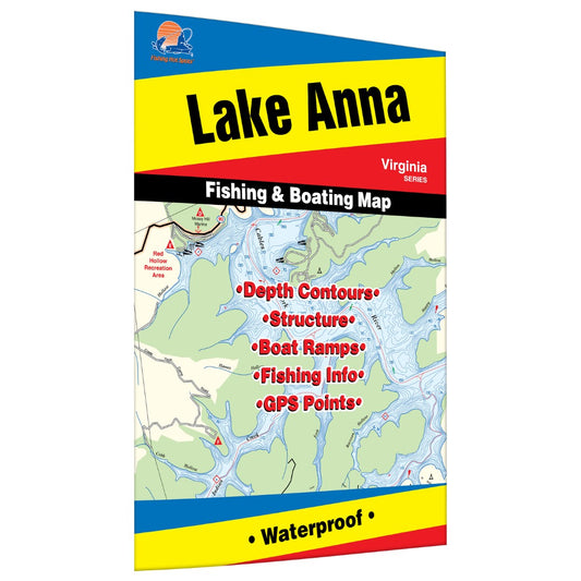 Lake Anna Fishing Map