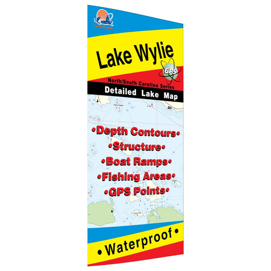 Lake Wylie Fishing Map (NC/SC)