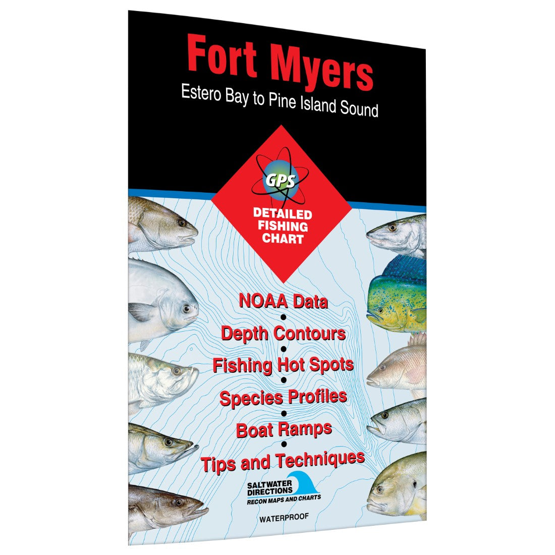 Fort Myers  Estero Bay to Pine Island Sound Fishing Map