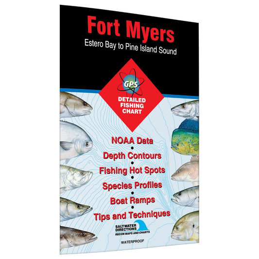 Fort Myers  Estero Bay to Pine Island Sound Fishing Map