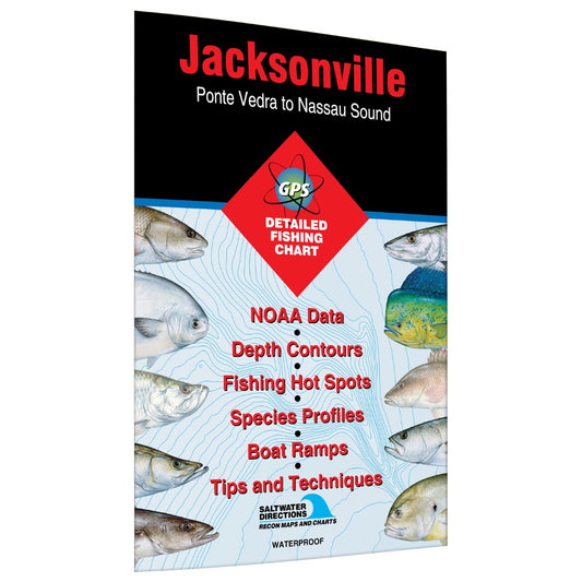 Jacksonville  Ponte Vedra to Nassau Sound Fishing Map