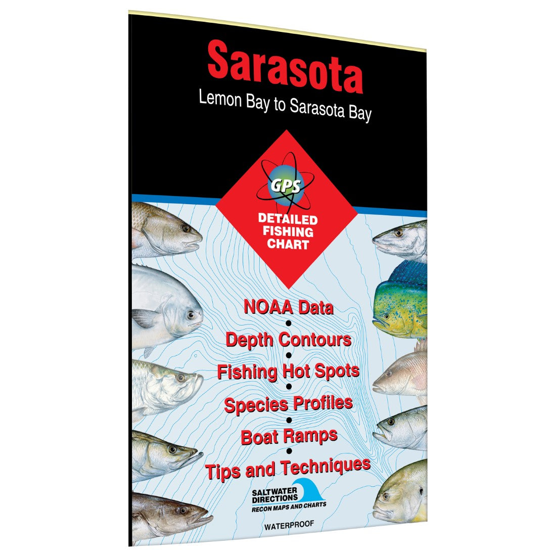 Sarasota  Lemon Bay to Sarasota Bay Fishing Map