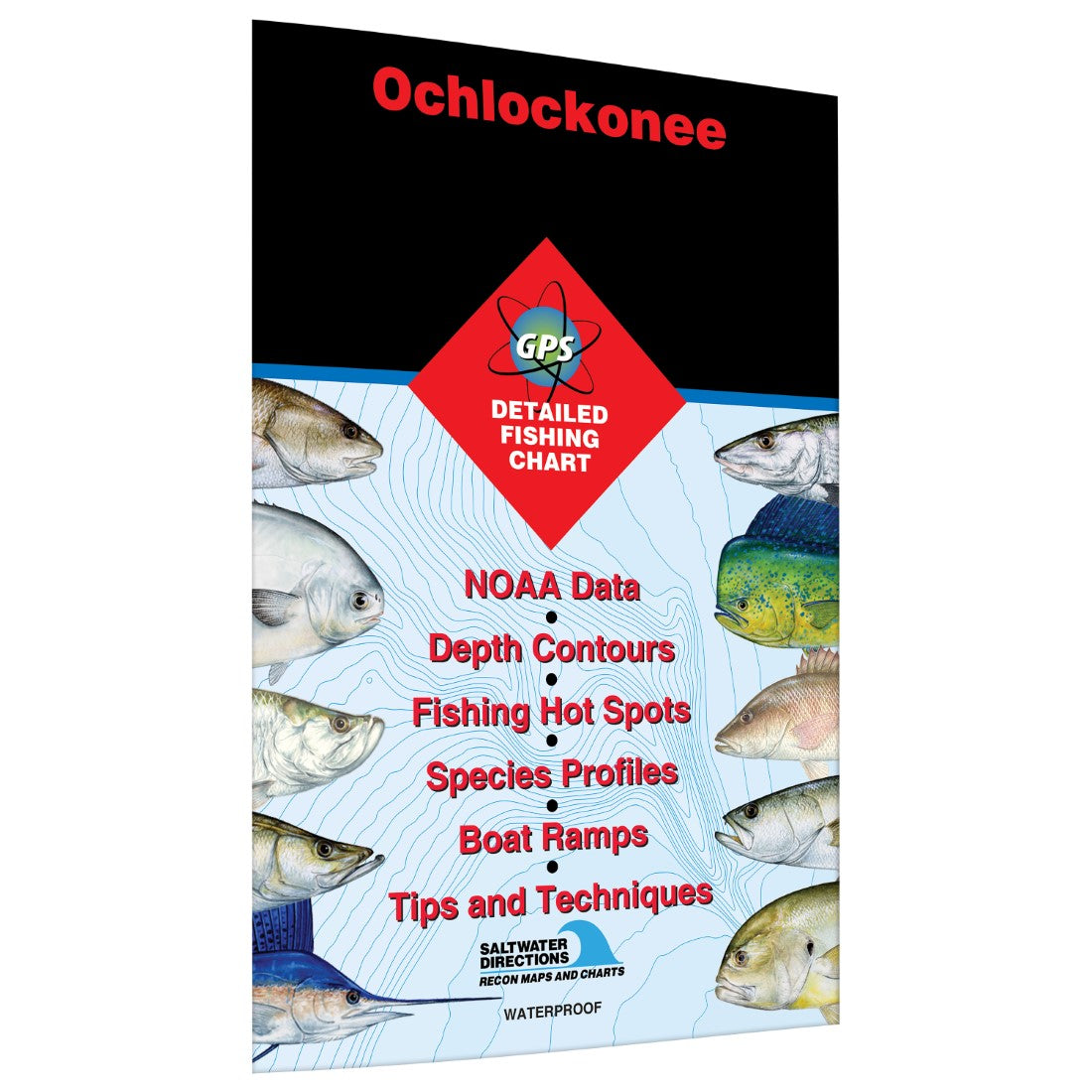 Ochlockonee  St. George Sound to Big Redfish Pt. Fishing Map