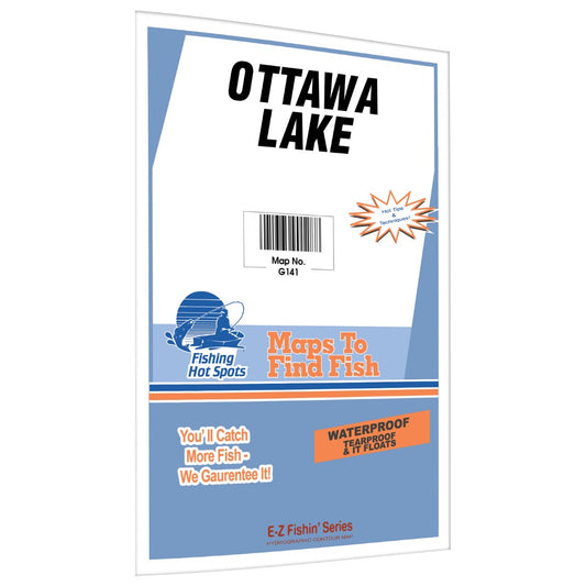 Ottawa Lake Fishing Map