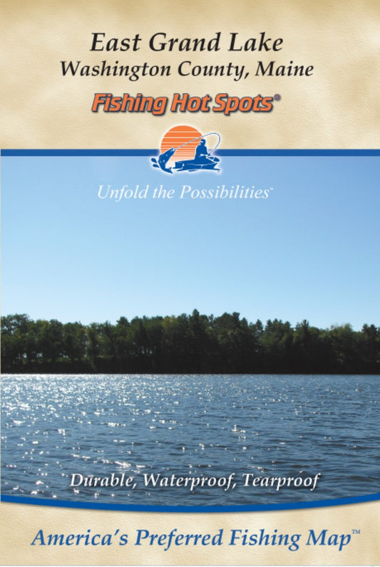 East Grand Lake Fishing Map