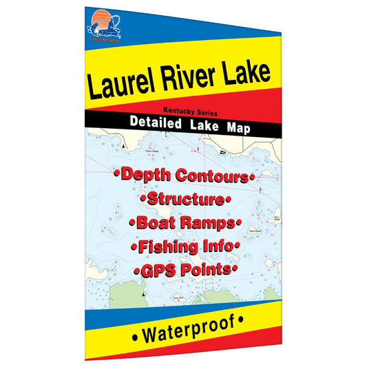 Laurel River Lake Fishing Map