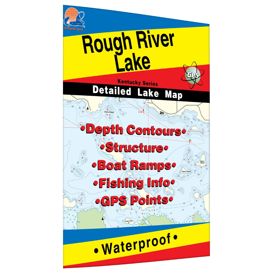 Rough River Lake (KY) Fishing Map