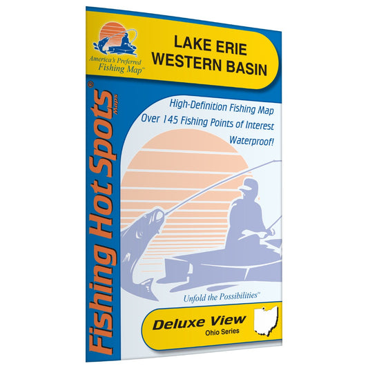 Lake Erie Fishing Map - Western Basin Fishing Map