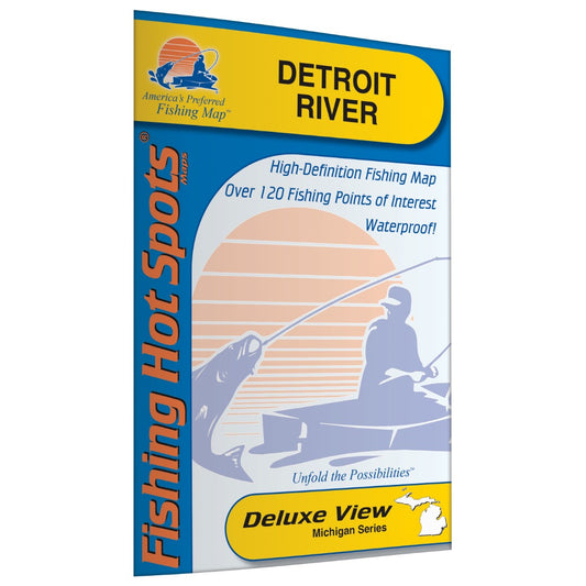 Detroit River Fishing Map