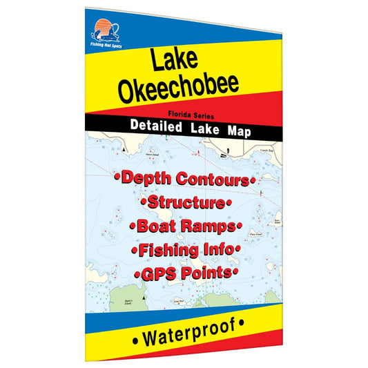 Lake Okeechobee Fishing Map