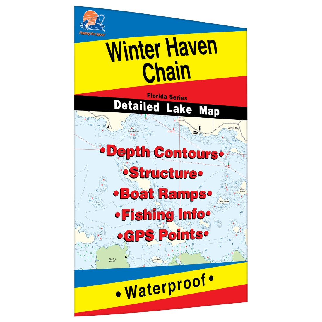 Winter Haven Chain Fishing Map