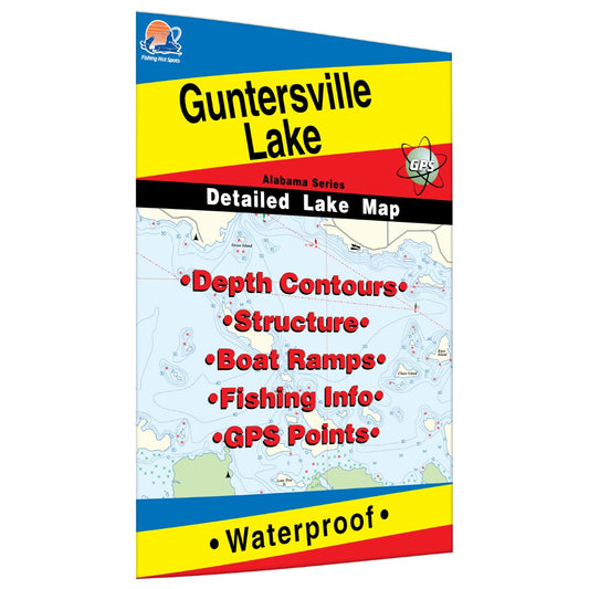 Guntersville fishing map