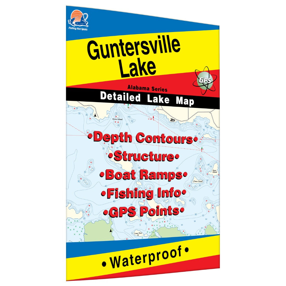 Guntersville fishing map