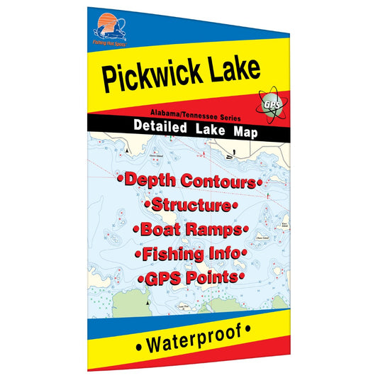 Pickwick Lake Fishing Map