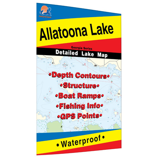 Allatoona Lake map