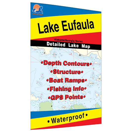 Lake Eufaula (Walter F. George Reservoir) (GA/AL) Fishing Map