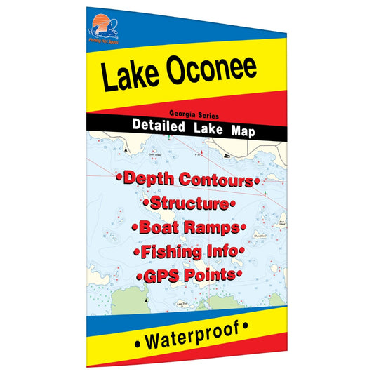 Lake Oconee Fishing Map