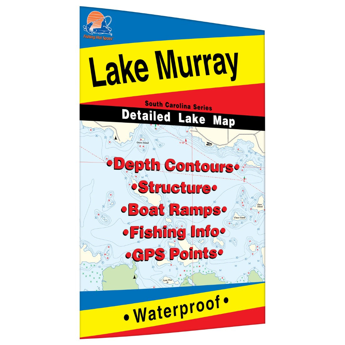 Lake Murray Fishing Map