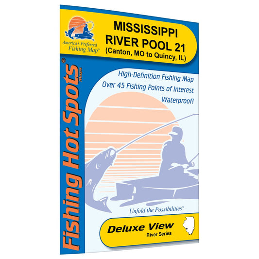 Mississippi River-Pool 21 Fishing Map