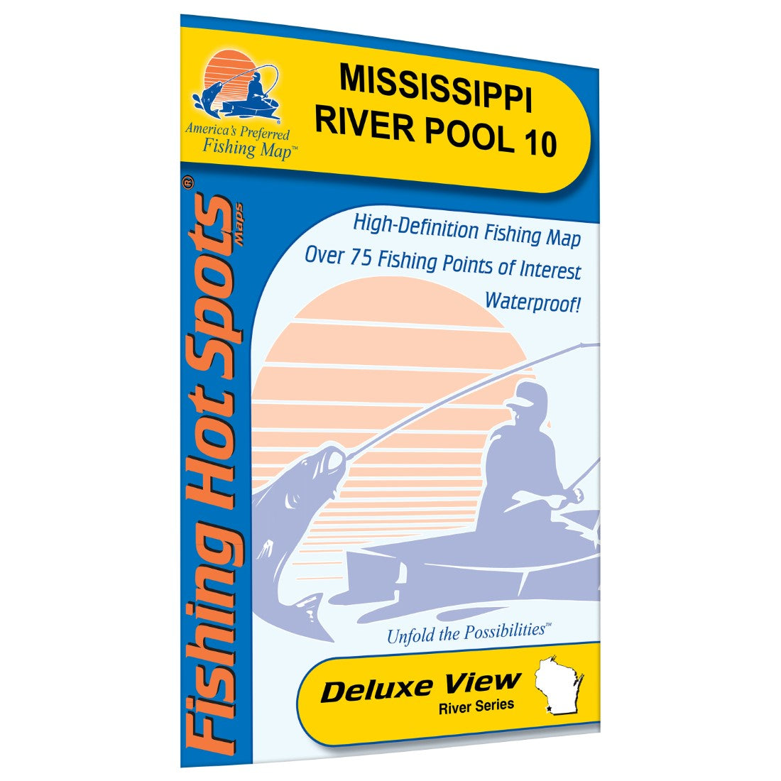 Mississippi River-Pool 10 Fishing Map