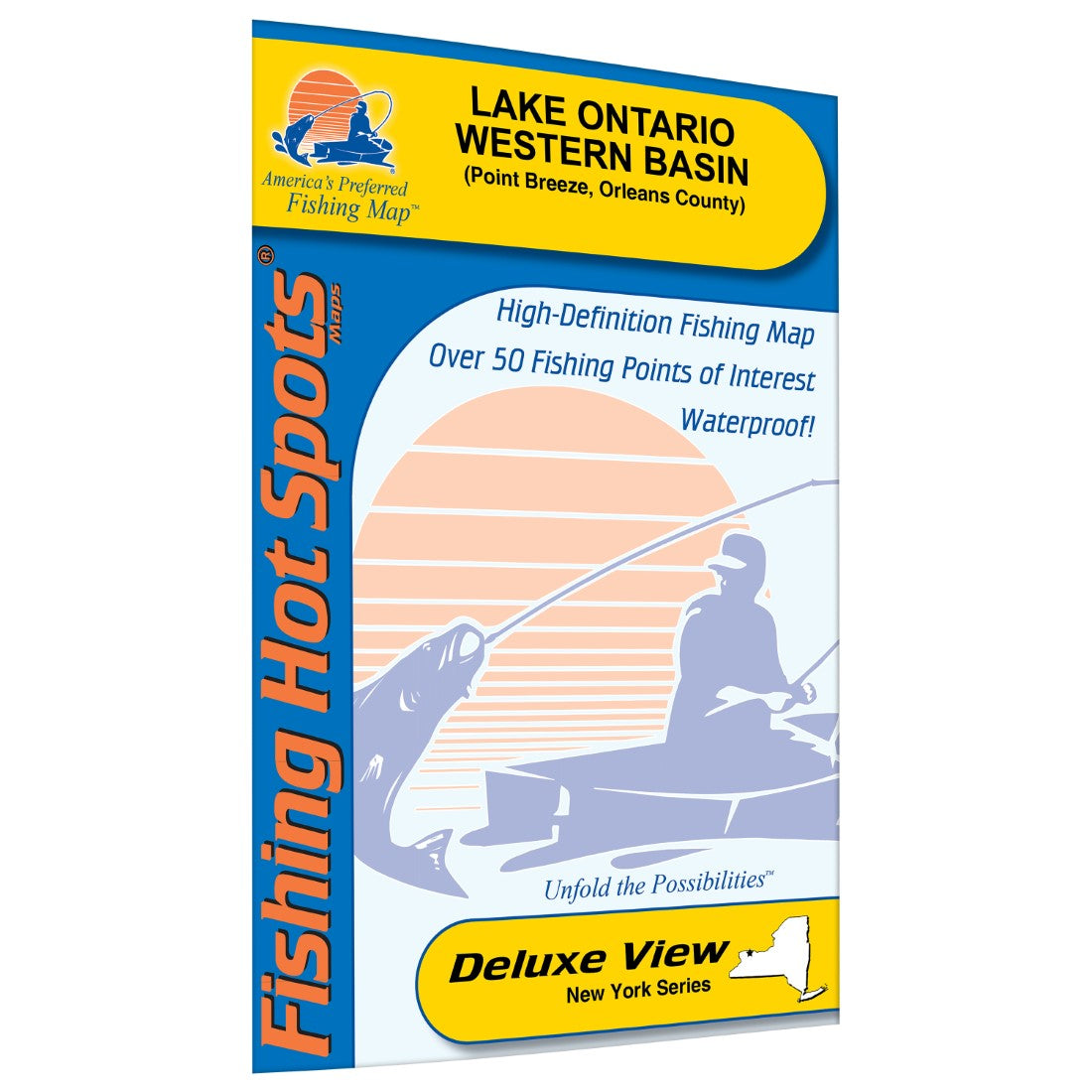 Lake Ontario Fishing Map, Western Basin (Point Breeze)