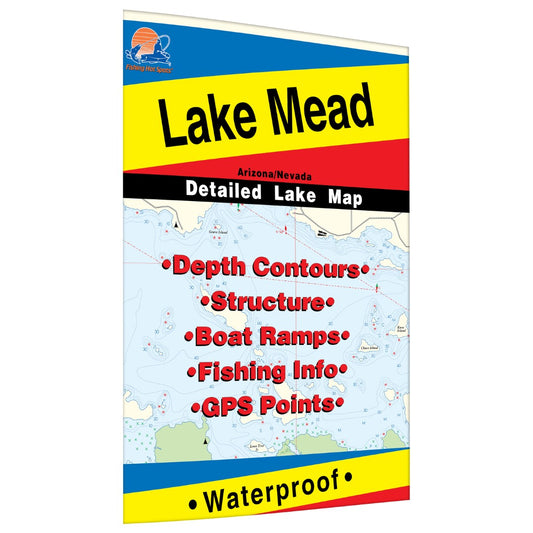 Lake Mead Fishing Map