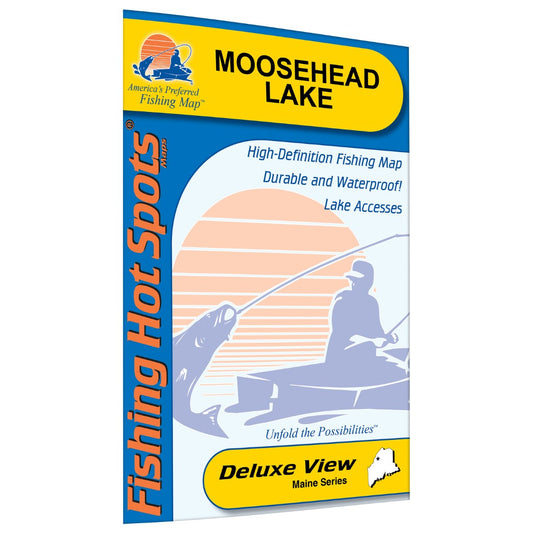 Moosehead Lake Fishing Map