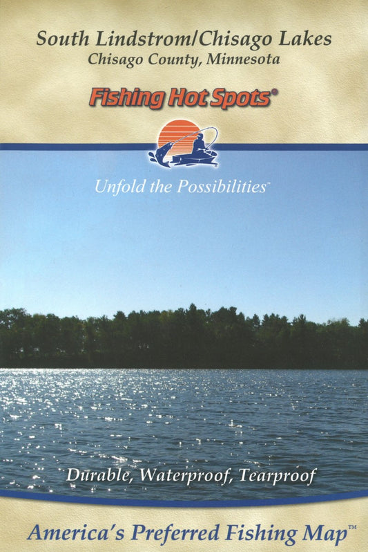 South Lindstrom/Chisago Lakes Chisago Chain fishing map