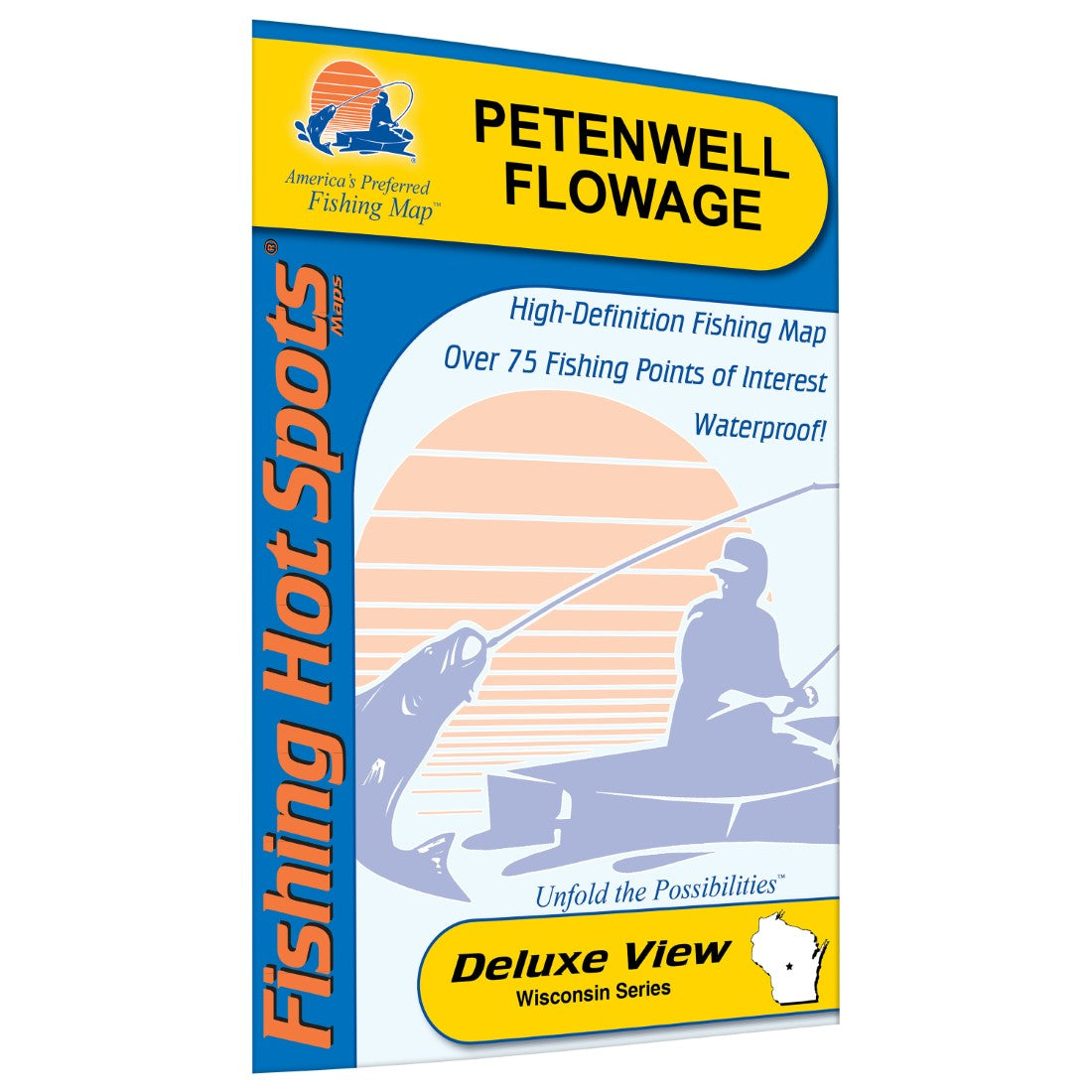 Petenwell Flowage (Juneau/Adams Co) Fishing Map