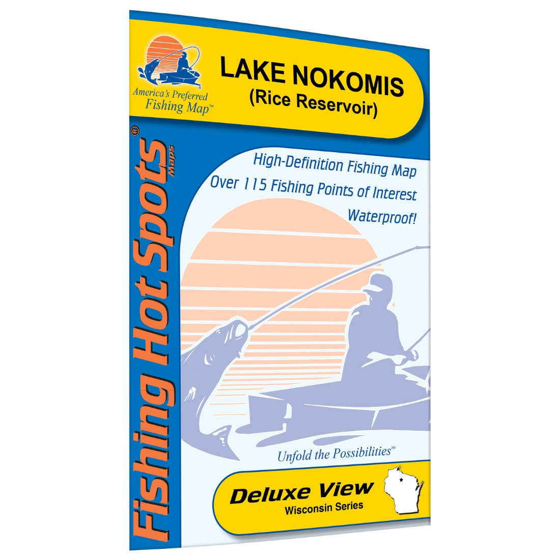 Lake Nokomis Fishing Map (Lincoln Co)