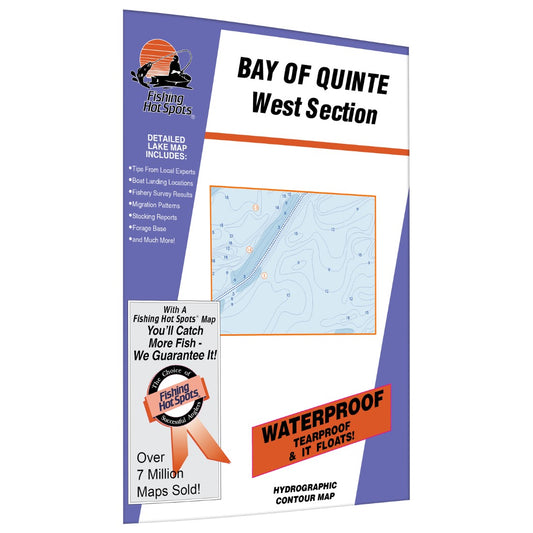 Bay of Quinte-W (Trenton to Telegraph Narrows) Fishing Map
