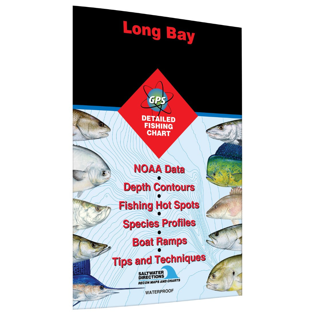 Long Bay  Sunset Beach to Cape Fear Fishing Map