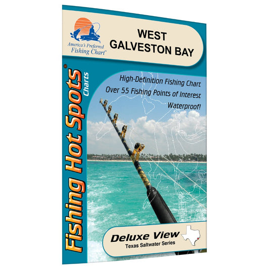 West Galveston Bay Fishing Map