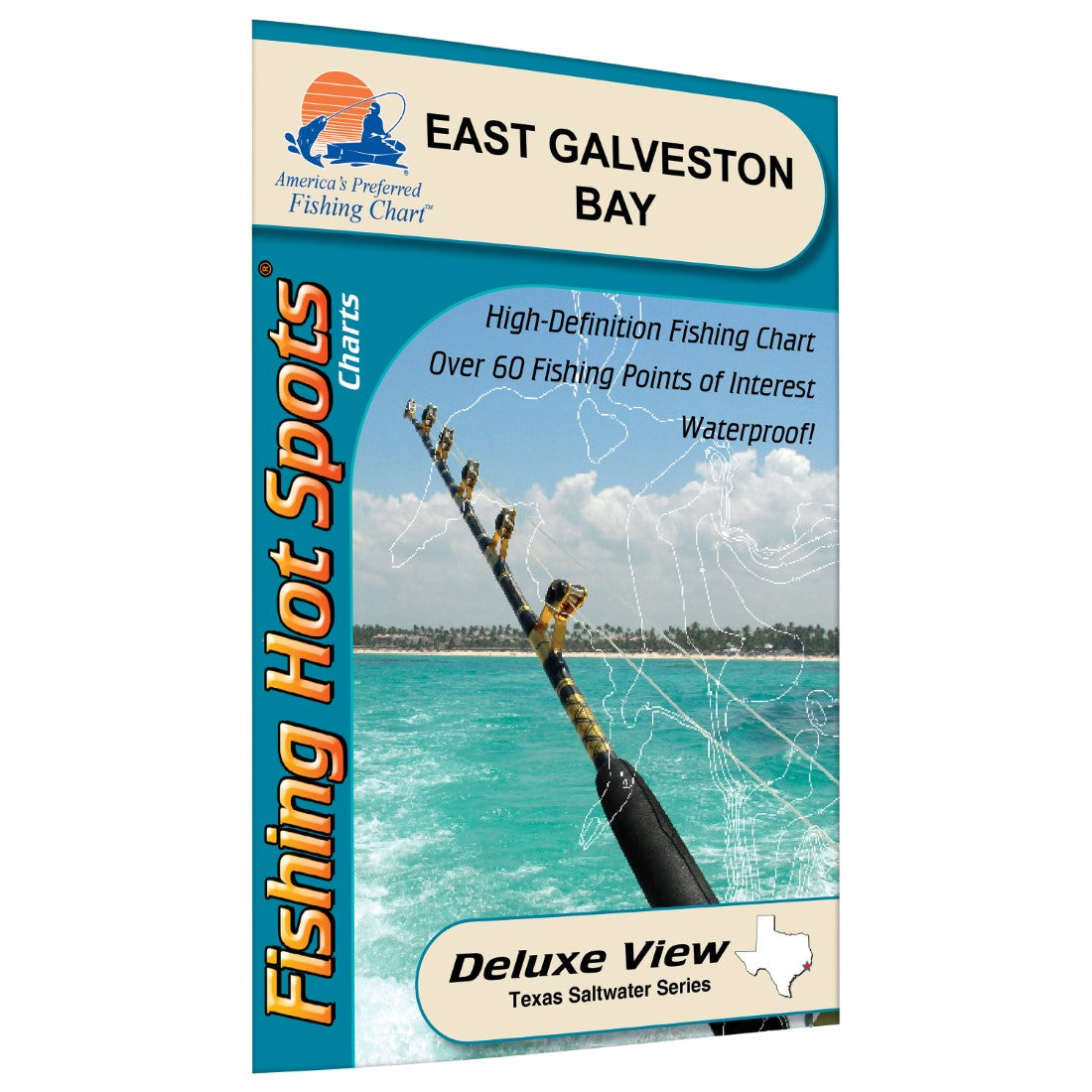 East Galveston Bay Fishing Map