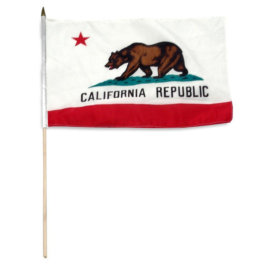 CALIFORNIA FLAG 8" * 12"