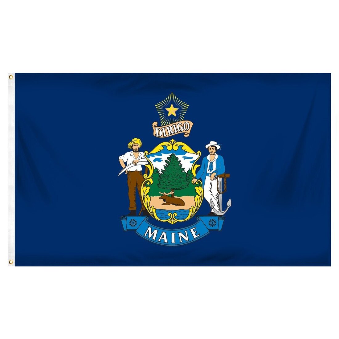 Flag of Maine 8x12