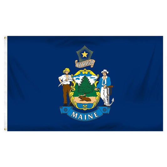 Flag of Maine 8x12
