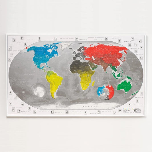 2012 Commemorative World Map - Laminated