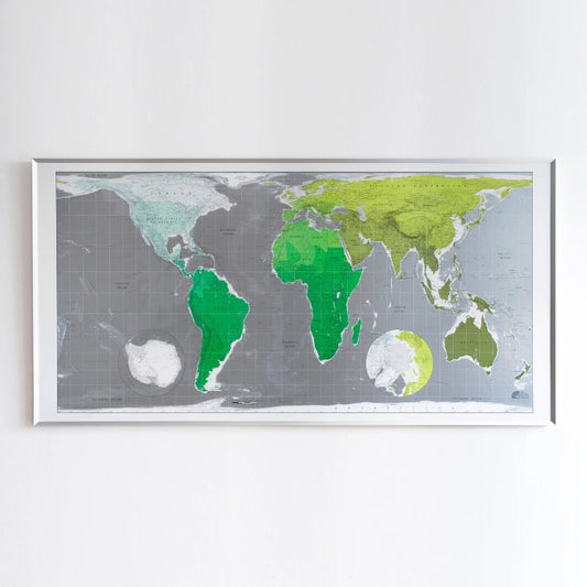 Huge Future Map - Version 1 World Map - Paper