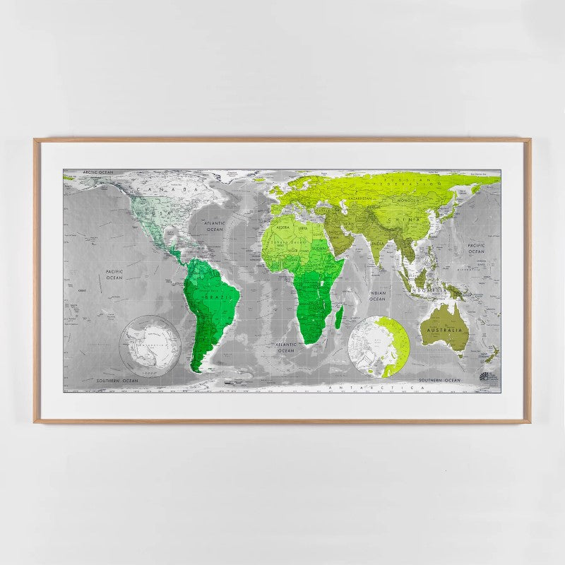 Future Map Observer Future Map Version 1 World Map - Magnetic – Longitude Maps
