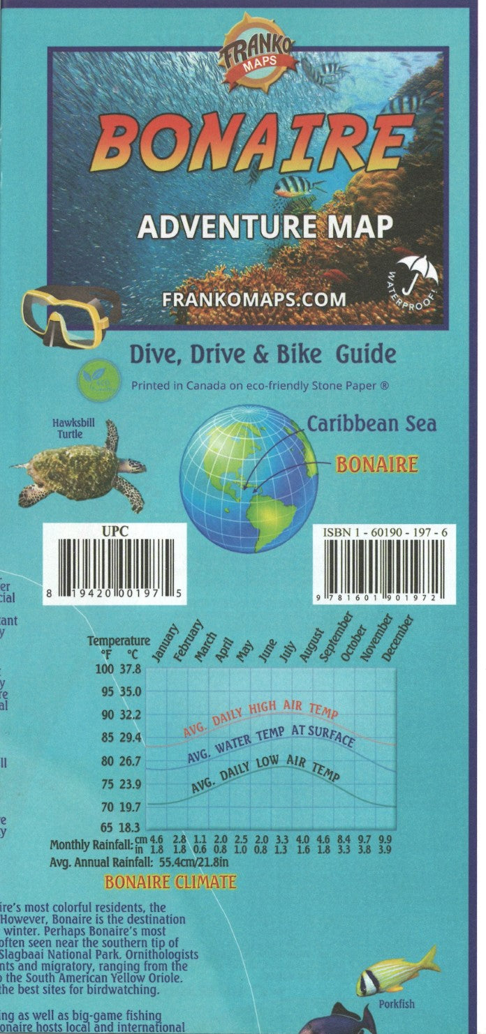 Franko's guide map of Bonaire