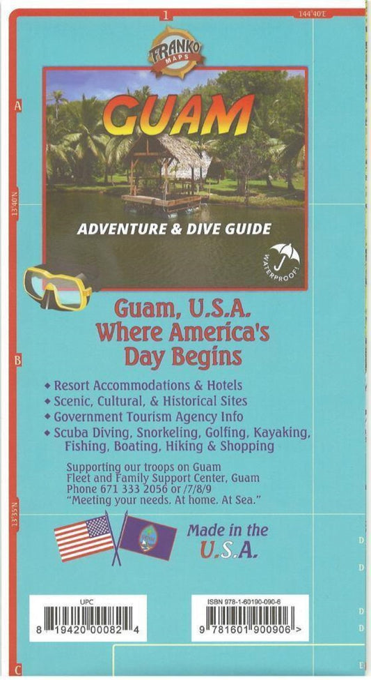 Franko's Guam : guide & dive map : Guam, U.S.A. where America's day begins