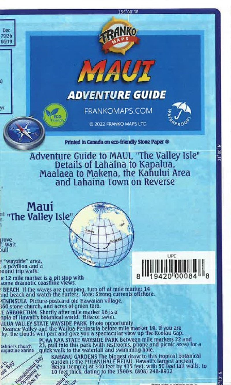 Maui : adventure guide (Stone Paper)