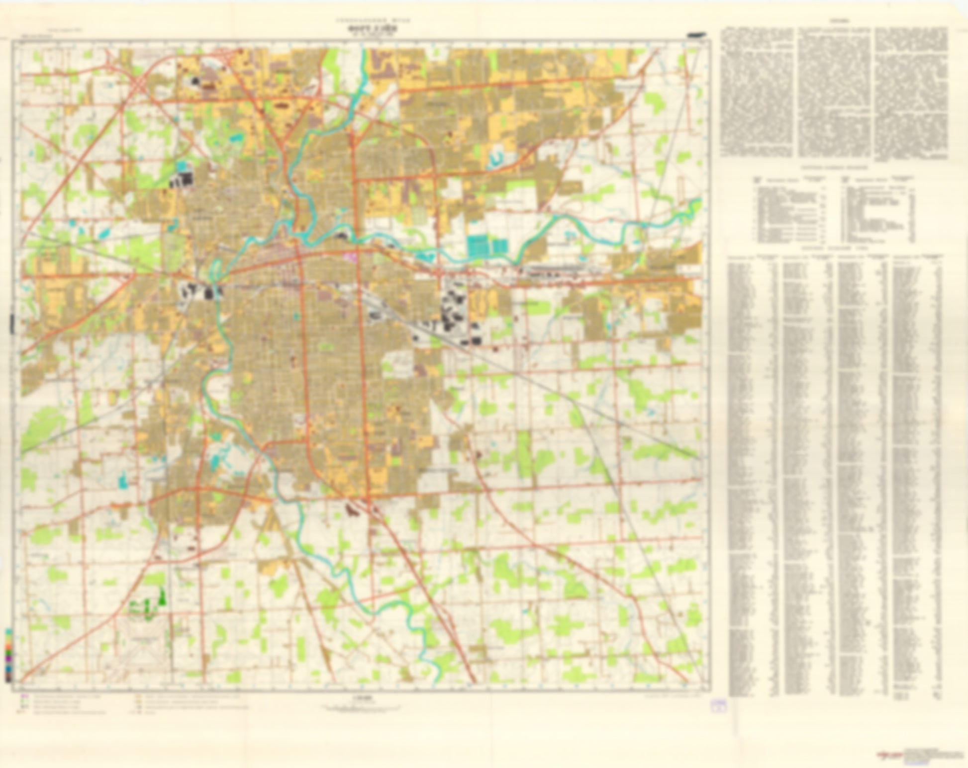 Fort Wayne, IN (USA) - Soviet Military City Plans