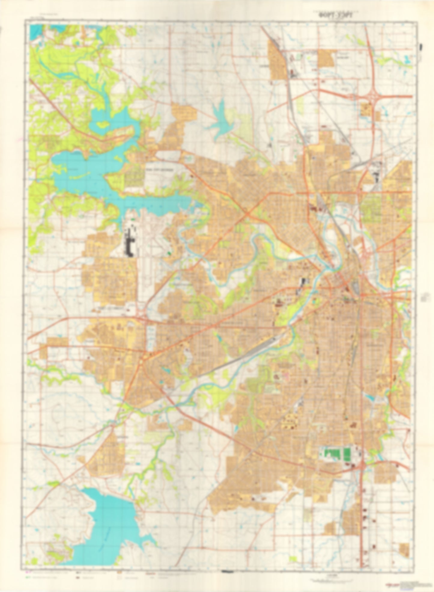 Fort Worth, TX 1 (USA) - Soviet Military City Plans